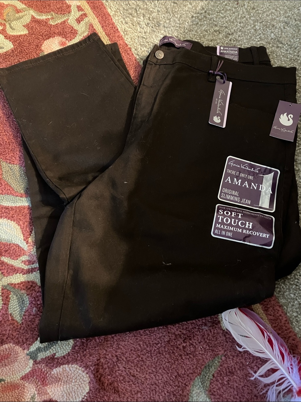 Gloria Vanderbilt Brown Amanda Jeans